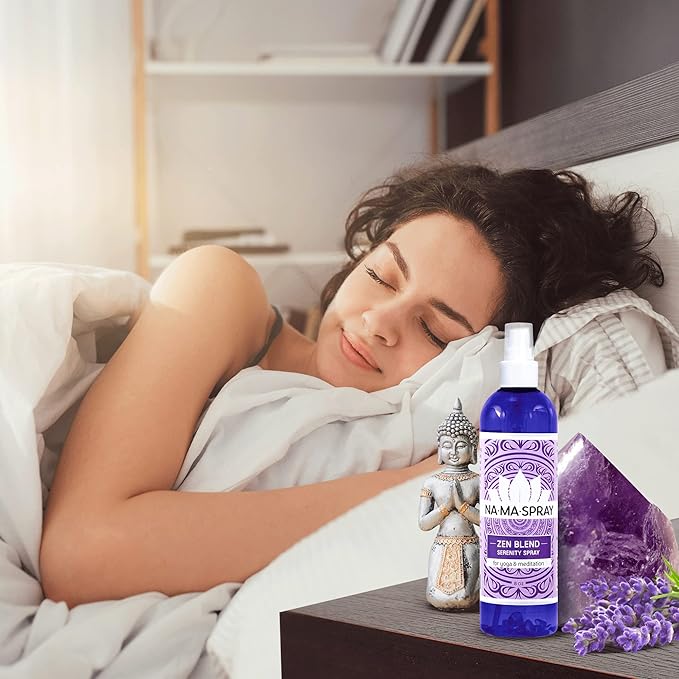 Lavender & Clary Sage Aromatherapy Spray - Pillow and Shower Aura Cleansing Mist for Energy Clearing, Manifestation, Meditation & Spiritual Protection - Relax, Balance and Positive Vibes. AHH 8oz