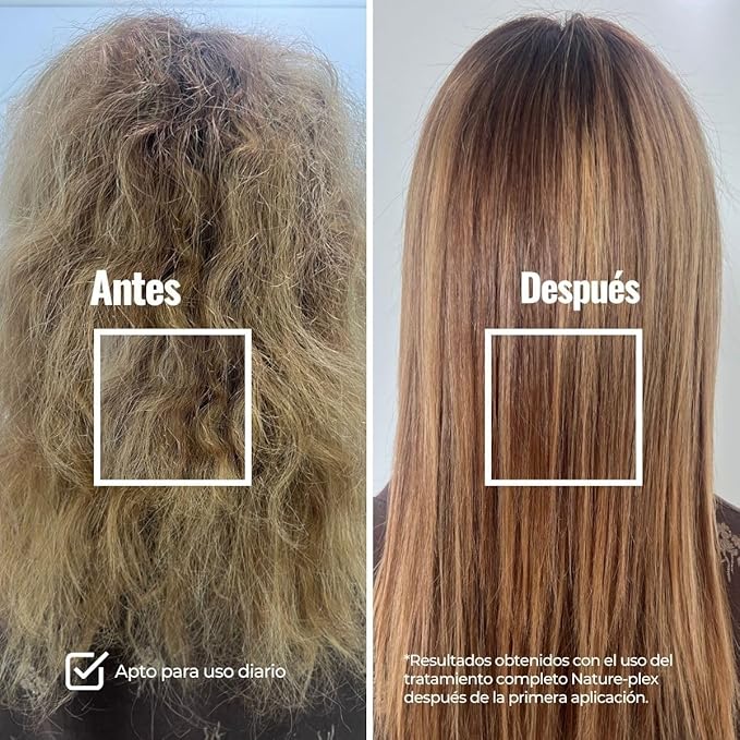 abril et nature - Nature Plex, STOP Breakage - Hydrating Hair Oil Final Touch - Finishing Serum with Hyaluronic Acid - Repairing Shine Oil for Split Ends - Leave-In - 100 ml