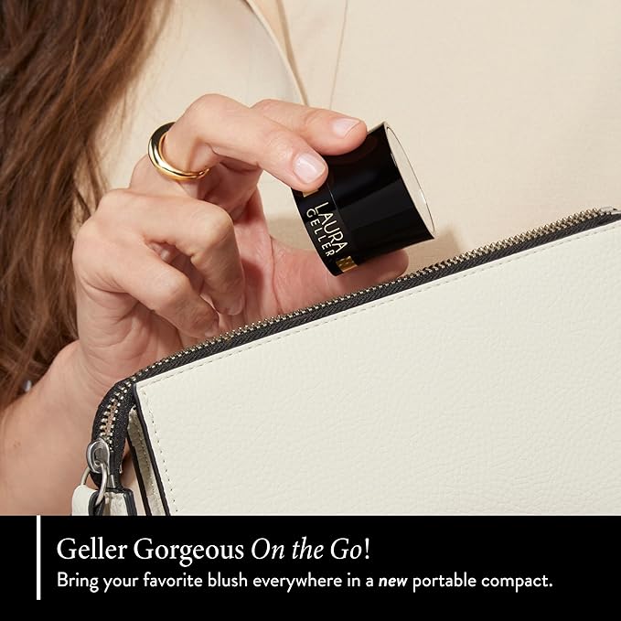 LAURA GELLER NEW YORK Baked Blush-n-Brighten Baked to Go - Ethereal Rose - Travel Size Blush