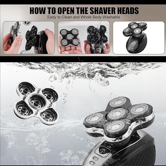 Shaver Replacement Head Compatible with Remington Balder Pro Head Shaver ModelSPR-XR7000,Sharp and Fresh Flexible StainlessSteel Replacement Blades.(3pack)