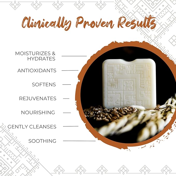 Viori Native Essence Body Wash Bar -120 Gram Unscented - Body Soap Bar with Handcrafted Longsheng Rice Water & Natural Ingredients - Sulfate-free, Paraben-free, Cruelty-free, 100% Vegan, Zero-Waste