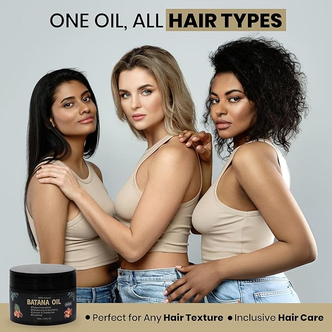 Batana Oil for Hair Growth: Dr Sebi Organic Raw Batana Oil from Honduras - 100% Pure & Natural - For Thicker & Stronger Hair - 4 FL OZ (4fl, unscented)