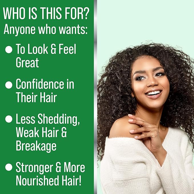 Clove, Rosemary, Peppermint & Jamaican Black Castor Oil Serum - Vegan Hair Growth Treatment for Thickening, Moisturizing & Strengthening Weak Hair, 2oz