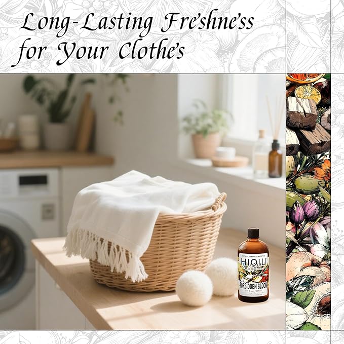 HIQILI Forbidden Bloom Fragrance Oil for Soap & Candle Making, Inspired by Cl.Klein Forb-EU phoria, Home Reed Diffuser, Long Lasting Scents, Add to Wool Dryer Balls - 5.07 Fl Oz