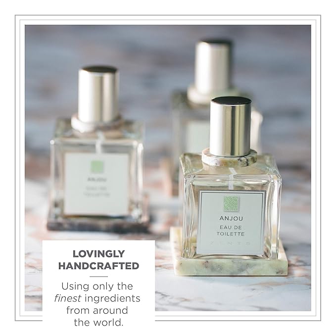 Zents Eau de Parfum (Anjou) for Women & Men | Long-Lasting Clean Fragrance with Armoise, Jasmine & Geranium | Fresh & Floral Scent | 1.69 oz