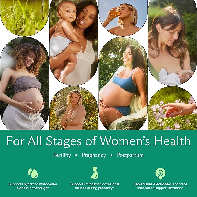 Needed. Hydration Support with Electrolytes & Trace Minerals – Electrolytes for Pregnancy & During Lactation - 30 Hydration Packets Lightly Sweetened with Hint of Lime