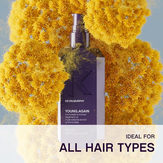 KEVIN.MURPHY YOUNG.AGAIN - Hair Oil for Strength & Shine - For All Hair Types - For Hair Repair - Deep Conditioning Oil - With Heat Protection - Paraben Free Hair Care