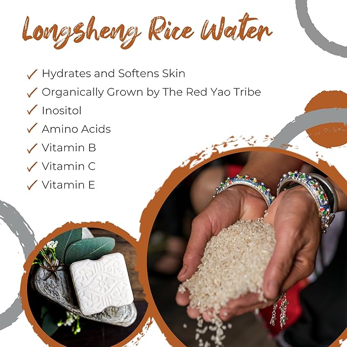 Viori Native Essence Body Wash Bar -120 Gram Unscented - Body Soap Bar with Handcrafted Longsheng Rice Water & Natural Ingredients - Sulfate-free, Paraben-free, Cruelty-free, 100% Vegan, Zero-Waste