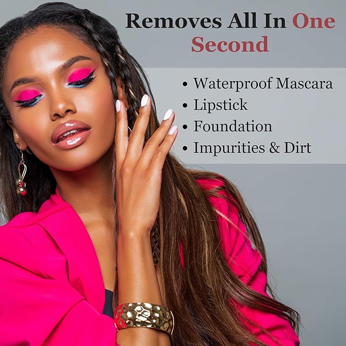 mivida Makeup Melting Cleansing Balm, Waterproof Makeup Remover with Ceramides, Vit E & Hyaluronic-Acid, Hydrating and Gentle Cleanser for Norished Skin, value Size 3.5 fl oz