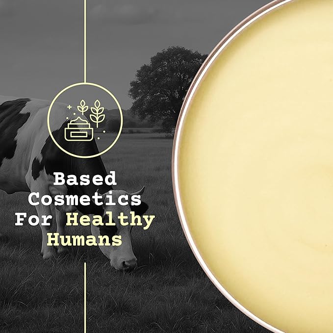 The Tallowed Truth F-Balm Tallow – Grass-fed, Grass-finished Tallow – 5 Ingredients Only – Canadian-made All Purpose Tallow Balm – Made in Canada – Tallow for Face & Body (2 oz (1-Pack), Unscented)