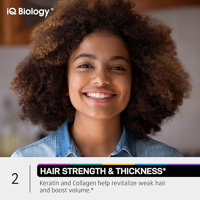 Biotin Collagen Keratin Supplement - Hair Growth Vitamins for Women & Men - 10000mcg Biotin with Hyaluronic Acid & B Complex - Healthy Hair Loss Support - Skin and Nails Care - 60 Capsules