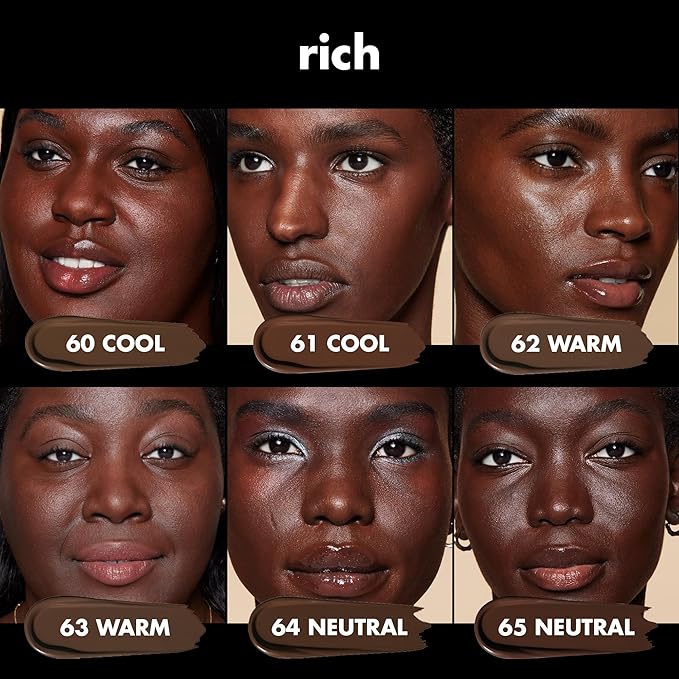 e.l.f. Soft Glam Foundation, Medium Coverage, Long-Lasting & Buildable Foundation For A Smooth, Satin Finish, Vegan & Cruelty-Free, 65 Rich Neutral