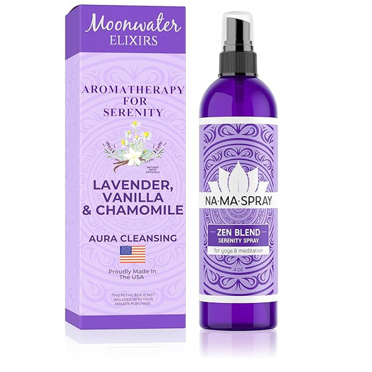 Lavender, Vanilla & Chamomile Aromatherapy Spray - Lavender Spray for Rest, Room Mist Spray for Aura Cleansing, Spiritual Protection & Tranquility for Positive Energy & Spiritual Gift to Calm & Relax