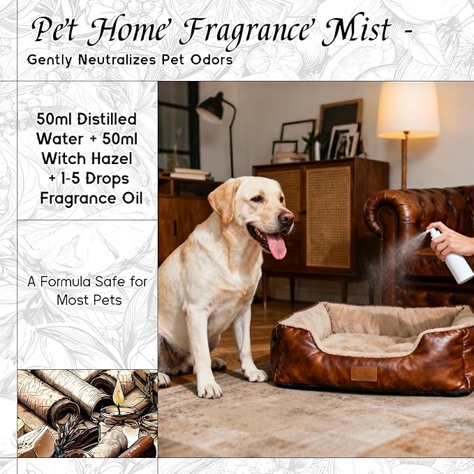 HIQILI Leather Fragrance Oil, Men's Scent, for Car Air Freshener Use, Soap, Candle, and Long-Lasting Perfume Making - 1 Fl Oz