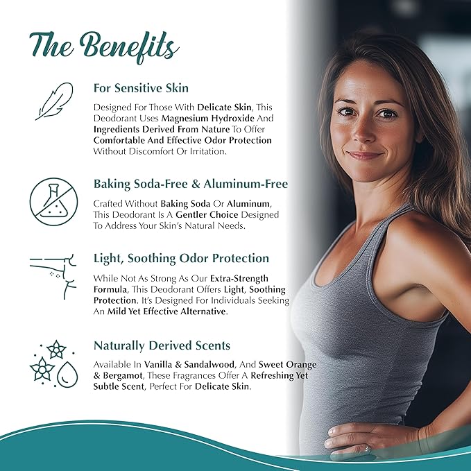 Dr. Dave's Primal Essence Sensitive Skin Natural Deodorant | Aluminum & Baking Soda Free | Men and Women | Fresh & Clean | All Day Dryness | Reduces Sweat and Odor (Sweet Orange & Bergamot) - 3 oz