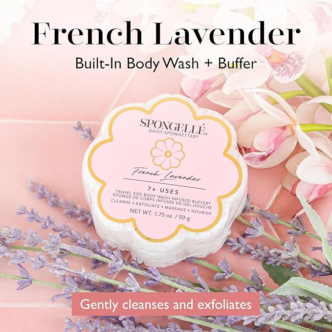 Spongelle Daisy Spongette French Lavender