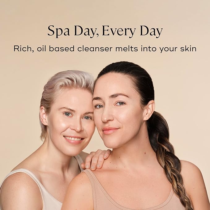 EVER Luminous Nutrient-Rich Cleansing Balm – Vitamin C & Sesame Oil Waterless Facial Cleanser to Remove Makeup, Dirt & Impurities – Nourishing Balm for Dry, Normal & Sensitive Skin, 2.8 fl oz