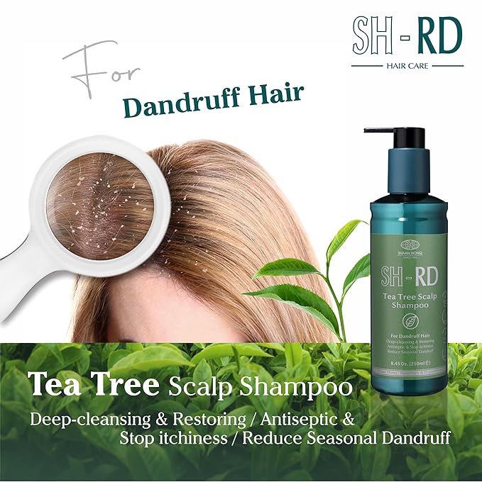 250ml Tea-Tree Shampoo + 250ml Nutra-Therapy Conditioner for Dandruff & Sensitive Scalp