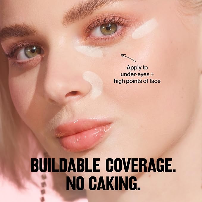 Revlon Glimmer Brightening Concealer, Liquid Under Eye Makeup, Made with Caffeine, Vitamin C, & Stevioside, 125, 0.3 fl oz