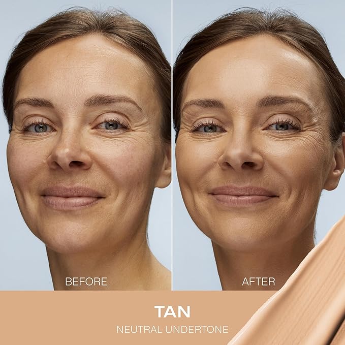 Lumene Color Correcting CC Cream - Lightweight Foundation - Medium Coverage - Redness Reducing Face Makeup for a Glowing Complexion - Vegan Formula + Suitable for All Skin Types - Tan (1 fl oz)