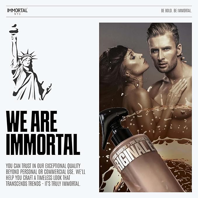 Immortal NYC Reserve 02, After Shave Spray Premier Men's Cologne, 17 oz - Exclusive Barbers - Softens Skin - Refreshes/disinfects and Relieves Face and Skin - Moisturizing Formula After Shaving