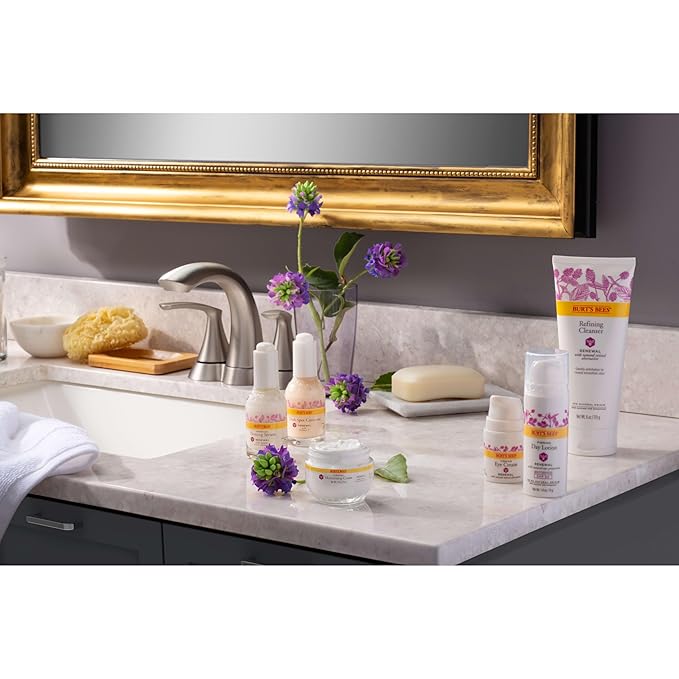 Burt's Bees Skin Care Stocking Stuffers, Face Moisturizer, Firming Face Cream, Anti-Aging Retinol Alternative, Moisturizing Natural Origin Skin Care Christmas Gifts, 1.8 Ounce