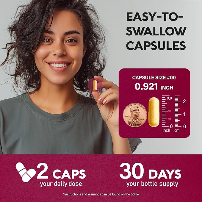 Vitamin B Complex for Men & Women - Riboflavin B2, B12, B1, B3, B5, B6, B7, B8, B9 | Vitamin C, Choline, Inositol - B-Complex Supplement - Energy, Brain & Heart Support - Made in USA, 60 Vegan Caps