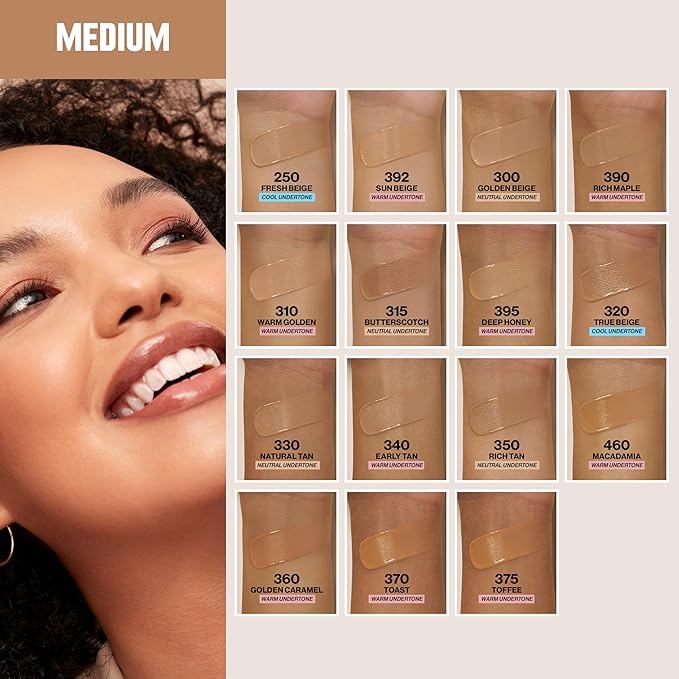 Revlon Liquid Foundation, ColorStay Face Makeup for Combination & Oily Skin, SPF 15, Medium-Full Coverage with Matte Finish, 350 Rich Tan, 1 fl oz