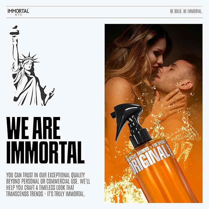 Immortal NYC Reserve 03, After Shave Spray Body/Face Men's Cologne, 17 oz - Exclusive Barbers - Softens Skin - Refreshes/disinfects and Relieves Face and Skin - Moisturizing Formula After Shaving