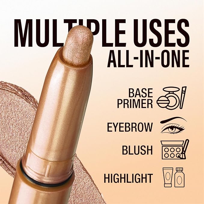 LANGMANNI Eyeshadow Stick, 6 PCS Waterproof Multi-Color Eyeshadow Pen Set, Creamy Long-Lasting Eye Makeup Kit, Natural & Shimmer Shades Contour Stick, Perfect Gifts For Women (#A)