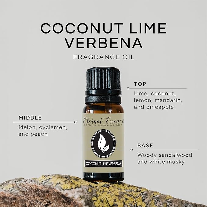 Eternal Essence Oils - Coconut Lime Verbena - Premium Fragrance Oil - 10ml