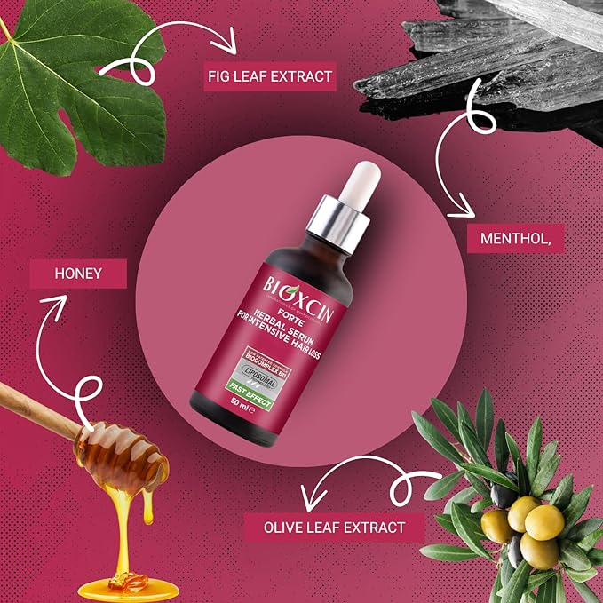 Anti-Hair Loss Hair Growth Serum Biotin & Keratin Hair Oil Treatment for Thinning, Weak & Damaged Hair Nourishing Scalp Serum for Stronger, Thicker, Fuller Hair, Men & Women, Daily Use 3 X 50 ML