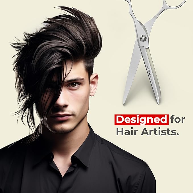 Suvorna 5.5″ Professional Hair Cutting Scissors - Razor Edge Barber Scissors for Hair Cutting - 5.5" Japanese Steel Hair Cutting Shears for Professionals and Homeuse - Hair Shears for Women & Men
