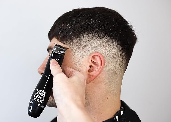 Andis 33785 Slimline Pro Corded/Cordless Hair & Beard Trimmer, T-Blade Zero Gapped with Lithium-Ion Battery, Ear & Body Grooming – Black