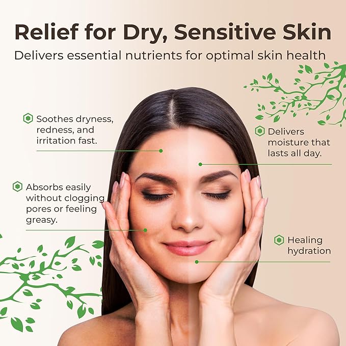 Wild Naturals Whipped Tallow Honey Balm, Grass-Fed Beef Tallow Balm for Skin with Manuka Honey & Shea Butter, Thick & Unscented for Dry, Sensitive, & Reactive Skin