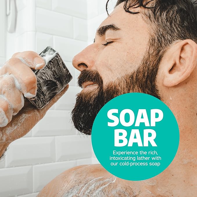 Dr. Squatch Natural Bar Soap for Men - Cold Process Soap with No Harsh Chemicals - Coconut Castaway (5 oz, 3-Pack)