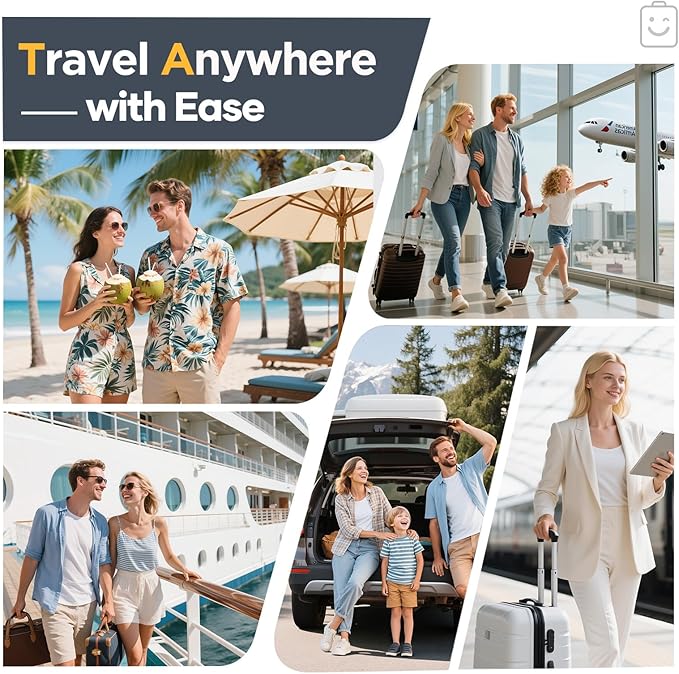 Veken 6/9/11 Set Compression Packing Cubes for Travel Essentials,Compressible Expandable Large Luggage Suitcase Organizer Bags for Clothing,Durable Space Saver Storage Bags(Black)