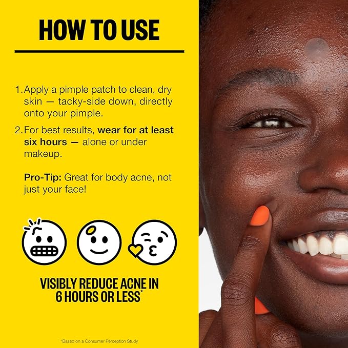 PEACE OUT Acne Day Dot, Sheer Acne Healing Dots, Virtually Invisible Wear, Hydrocolloid Pimple Patches Helps Clear Blemishes Quickly with Encapsulated Salicylic Acid, Retinol & Aloe Vera, 40 dots