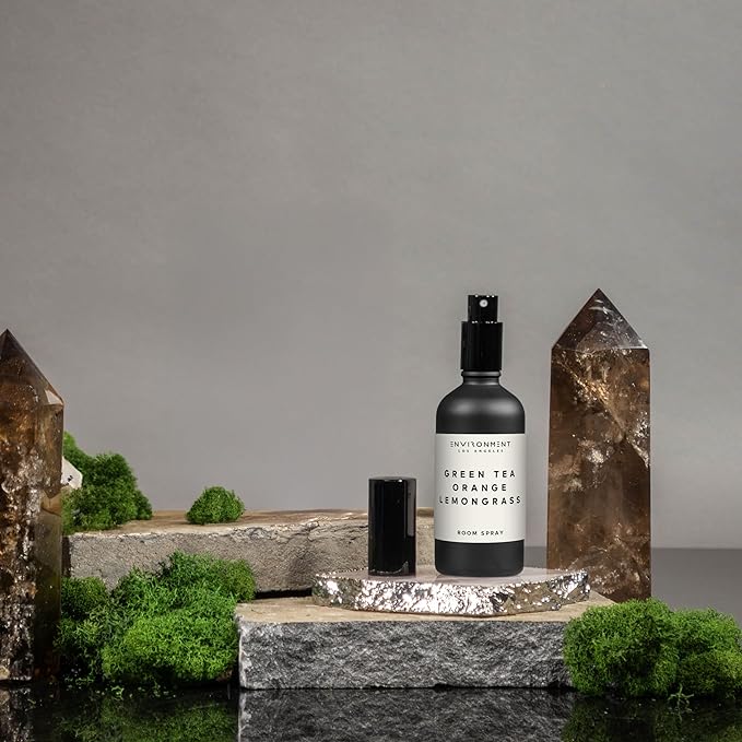ENVIRONMENT Inspired by 5-Star Resort DBCH Room Spray, 100ml Air Freshener (Green Tea | Orange | Lemongrass) Home Fragrance Accessories, Room Perfume, Room Deodorizer, Vegan & Cruelty-Free