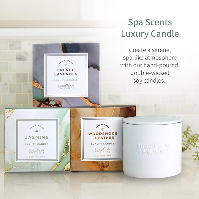 European Spa Source Jasmine + Eucalyptus ShowerSpa Mist Spray for Aromatherapy, At Home Spa Experience, Sinus Congestion Relief, and Tension Relief, 4 fl oz.