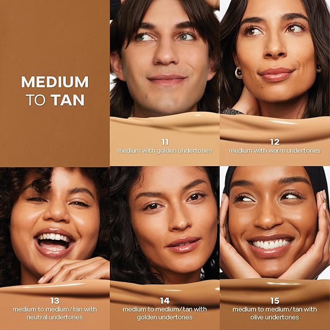 Saie Slip Tint Radiant Cream Concealer & All-Over Face Makeup - Concealer for Dark Circles, Redness & Blemishes - Lightweight Makeup Made with Hydrating Hyaluronic Acid - Shade 15 (0.17 oz)