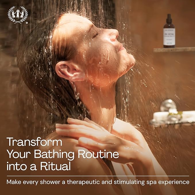 Muse Apothecary Spa Ritual Pure Eucalyptus Oil Shower Mist - Eucalyptus Spray for Shower, Spa, Bath, and Linen - Aromatherapy Eucalyptus Essential Oil Spray - 8oz, 2 Pack