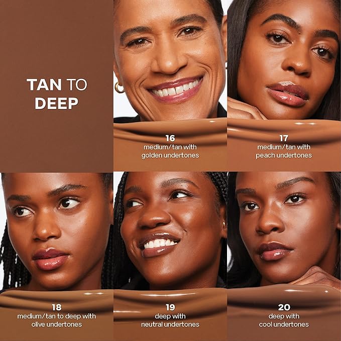 Saie Slip Tint Radiant Cream Concealer & All-Over Face Makeup - Concealer for Dark Circles, Redness & Blemishes - Lightweight Makeup Made with Hydrating Hyaluronic Acid - Shade 17 (0.17 oz)