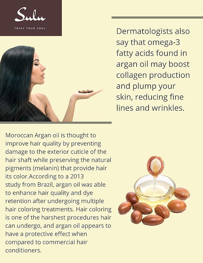 4 OUNCES Pure Certified Organic Cold Pressed Unrefined Extra Virgin Moroccan Argan Oil