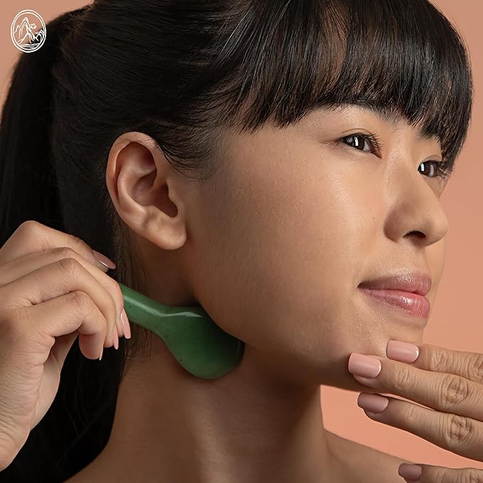 Mount Lai - The Gua Sha Facial Lifting Tool (Jade Gua Sha Spoon, Gua Sha)