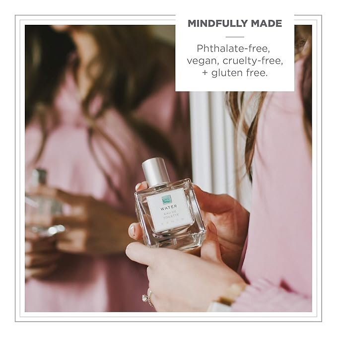 Zents Eau de Parfum (Water) for Women & Men | Long-Lasting Clean Fragrance with Chamomile, Coriander & Lemon | Fresh & Calming Scent | 1.69 oz