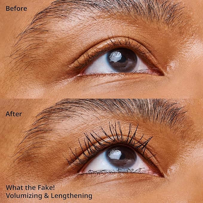 essence | What the Fake! Volumizing & Lengthening Fiber Mascara | Paraben Free | Cruelty Free (Pack of 1)