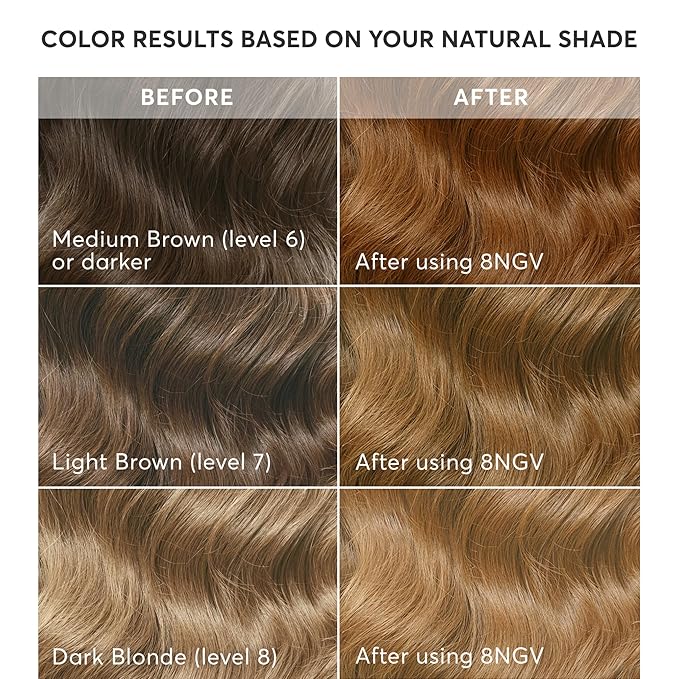 Madison Reed Radiant Hair Color Kit | 8NGV Dark Golden Blonde with Champagne Tones (Sicily) for 100% Gray Hair Coverage | Dimensional Permanent Hair Dye | PPD-Free & Ammonia-Free | 2 Pack