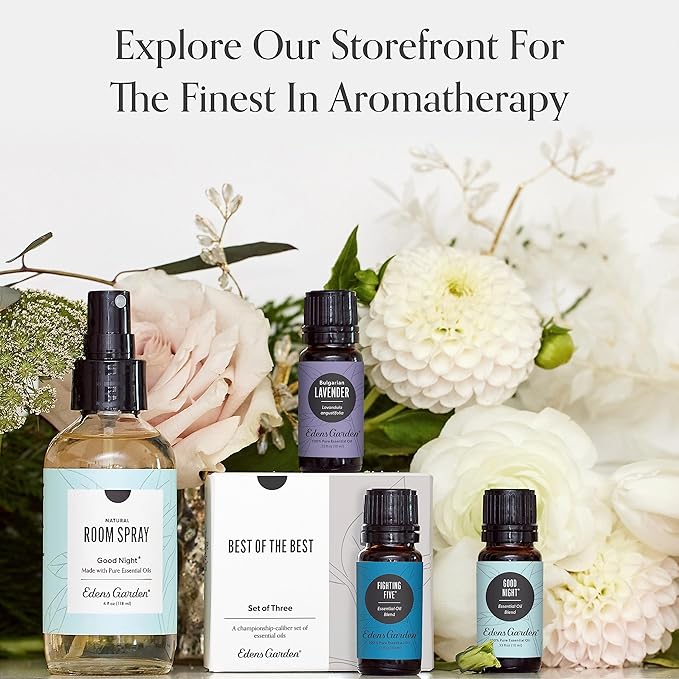 Edens Garden Candy Cane Lane Natural Room & Linen Spray – 100% Pure Essential Oil Holiday Mist for Christmas, Linens & Home – Non-Toxic, Long-Lasting Scented Aromatherapy Spray, 4 fl oz (118 ml)