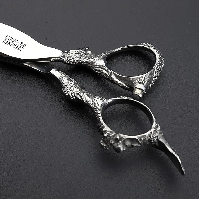Purple Professional Hairdressing Scissors Hairdresser Hairstylist Cutting Hair & Thinning Hairdressing Scissor (8 inch flat)